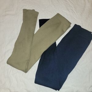 🗽 Rainbow 2 pair Ribbed Seamless High WAIST Leggings